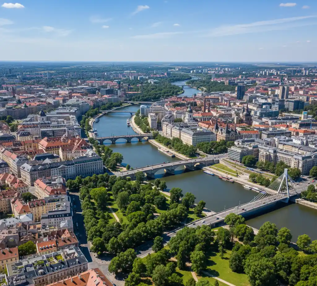 European city for bus tours