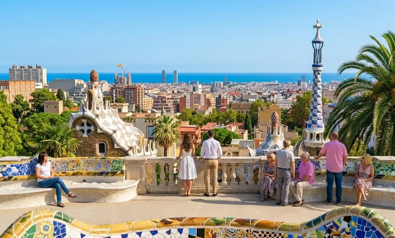 Barcelona — Sagrada Família and the Mediterranean
