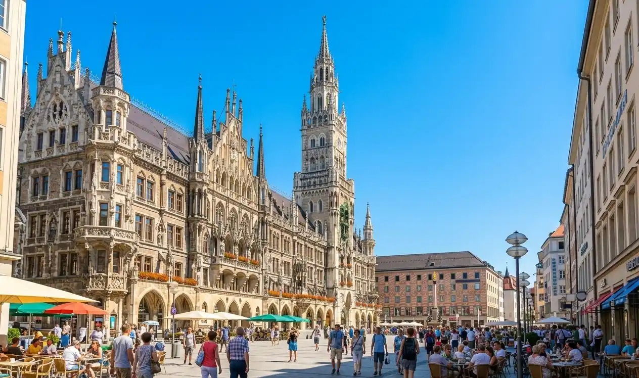 Munich — Marienplatz and city centre